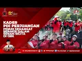 Download Lagu Kader PDI Perjuangan Penuh Semangat Beraksi dalam Senam Sicita di GBK