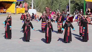 Rare Glimpse Layap Woman Performs Traditional Song Dance At Gesar Dupchoe In Bumthang 