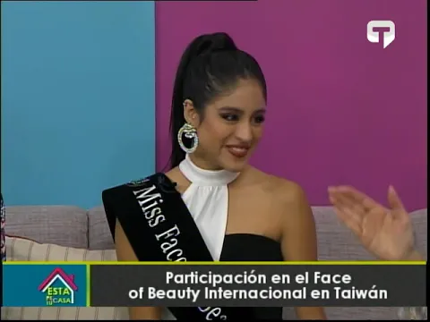 Participación en el Face of Beauty Internacional en Taiwán