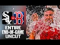 GAME OF THE YEAR CANDIDATE The THRILLING BACK-AND-FORTH finish between the White Sox and Red Sox