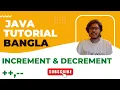 Java Bangla Tutorials 20 Increment Decrement in Java Java Prefix Postfix Operator