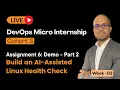 Linux For DevOps - Assignment 6 Demo Build an AI-Assisted Linux Health Check