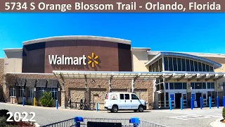 Shopping at Walmart Supercenter at 5734 Orange Blossom Trail in Orlando Florida - Store 5871
