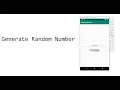 Generate Random Number - Java