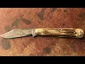 Fight n Rooster Frank Buster Cutlery Co Germany Stag Deuces Wild Knife