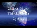 Celine Dion-Think Twice Lyrics