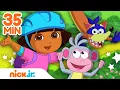 Lagu Dora the Explorer | 35 minuten lang non-stop avonturen met Dora! ☀️ | Nick Jr.