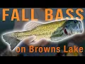 Catching Bass and Pike on a perfect Fall Day on Browns Lake