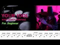 Lagu Your Idol - KPop Demon Hunters | Drum Sheet For.Beginner