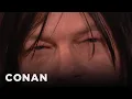 Norman Reedus Shows Off His Beady Little Eyes CONAN on TBS