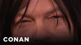 Norman Reedus Shows Off His Beady Little Eyes CONAN on TBS