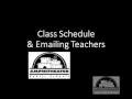 Class Schedule and contacting parent via email