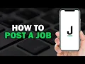 How To Post a Job on Jora Jobs Easiest Way