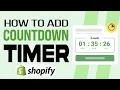 How to Add Countdown Timer to Shopify Fast and easy