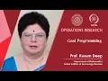 Goal Programming