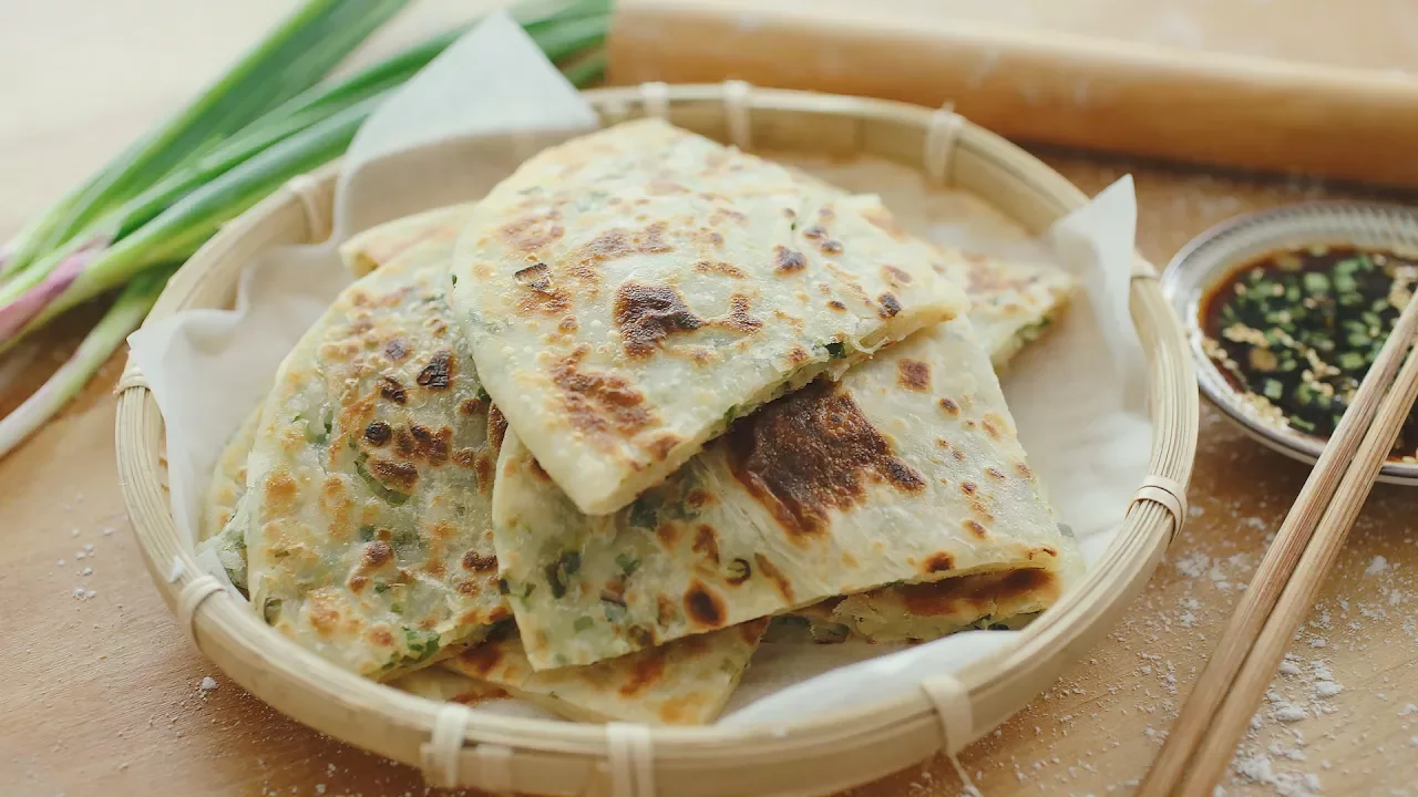 Spring Onion Pancakes - 