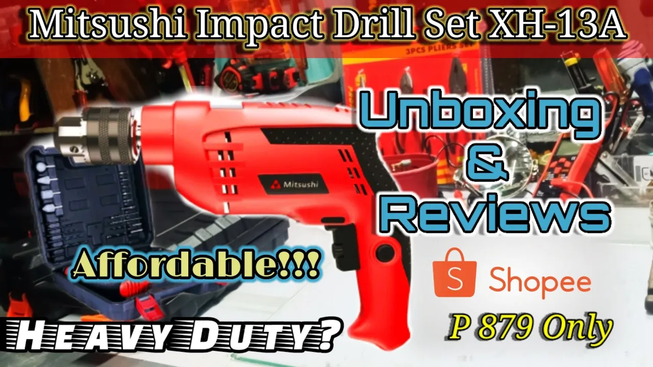Mitsushi 800w XH-13A Impact Drill Set@komponerozx4642