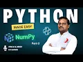 Python NumPy 3 Part 3 Python Made Easy