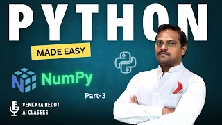 Python NumPy 3 Part 3 Python Made Easy