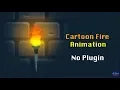 Cartoon Fire Animation using After Effects without plugin