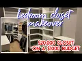 Bedroom Closet Makeover DIY Build Your Dream Closet on a Budget