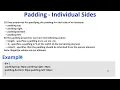 Css padding individual sides lesson The Secret CSS Padding Trick