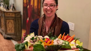 Ultimate Vegetable Platter How-To Raw Veggie Crudite Perfect for the Holidays