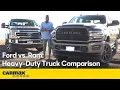 Ford F-250 vs Ram 2500 Heavy-Duty Truck Comparison Price Towing Capacity Interior More
