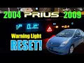 2004-2009 Prius Warning Light RESET NOT A Fix-All