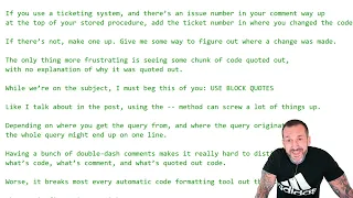 All About SQL Server Stored Procedures Comments