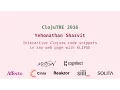 Interactive Clojure code snippets in any web page with KLIPSE - Yehonathan Sharvit