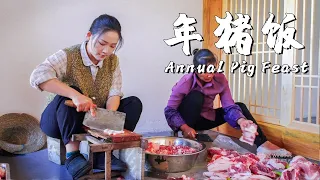 welcome the spring festival with the annual pig feast a symbol of harvest and reunion part1