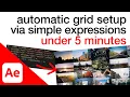 Dynamic image grid via simple Expressions Quick After Effects Tip