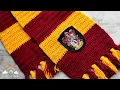 Crochet Harry Potter Scarf for Absolute Beginners 1st and 2nd year