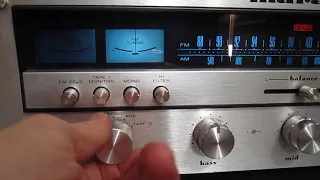 Marantz 2252 am fm stereo receiver vintage 1970 s DEM0