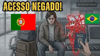 ACABOU O SONHO EM MORAR EM PORTUGAL! PORTA FECHADA DE PORTUGAL PARA BRASILEIROS! ENTENDA!!