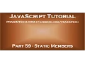 Static members in JavaScript