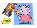 Peppa Pig Coloring Pages Coloring Book Learn Coloring Peppa Pig Using Crayola Crayons Rainbow Basic