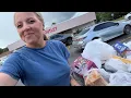 Vlog United Grocery Outlet Haul A Cop was watching me Eat With Me