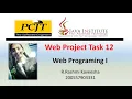Java Institute Web Programing 1 eShop Project Task 12