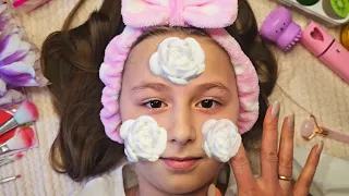 asmr morning skincare routine no talking 