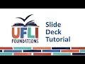 UFLI Foundations Slide Deck Tutorial