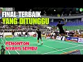 Download Lagu FINAL PANAS DITUNGGU BADMINTON LOVER Indonesia❗Kenas dan Smasher Sadis THOHA vs Ade / Surifan 😱