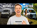 I turned a WORK VAN into a LUXURY off-grid home
