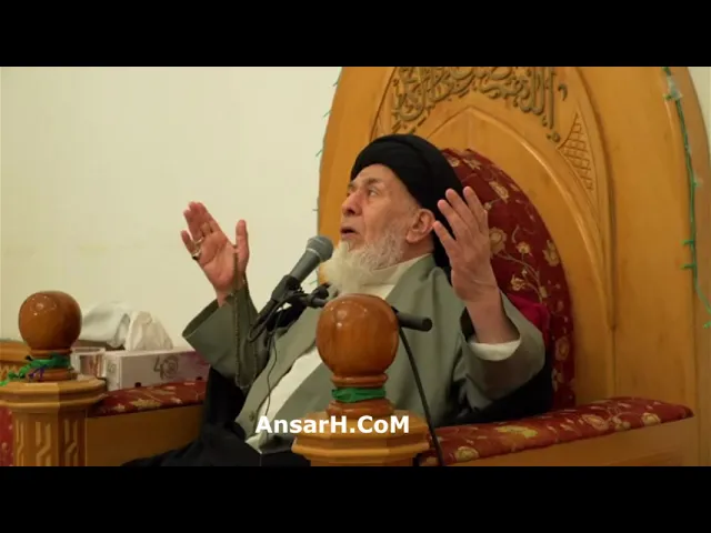 ⁣التحذير من خطوات الشيطان آية الله السيد إمام الجزائري ليلة 4 شهر رمضان 1444 هـ مسجد ابو الفضل العباس
