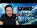 Build a Static Site Generator in Python - My Journey Through Boot dev LIVE PART 19