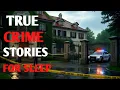 3+ Hours of Disturbing True Crime Stories For Sleep | With Ambient Rain Sounds | Cozy Crime Stories