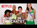 What s in the Crate Challenge w Tall Girl 2 Cast Netflix After School