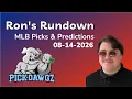 MLB Picks Predictions Today 26 Ron s Rundown