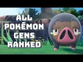 I Ranked All 9 Pokemon Generations